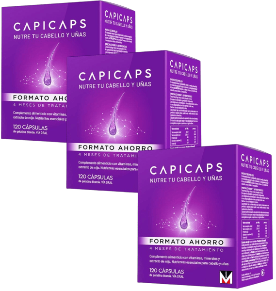 Capicaps Cabello y Uñas 3x120 Cápsulas