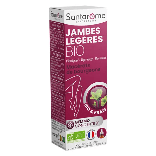 - Tri Complexe de Bourgeons Jambes Légères Bio - Flacon de 30ml 2