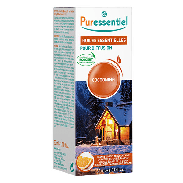 Diffusion Mélange Huiles Essentielles Diffuse Cocooning 30ml 3