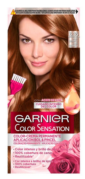 Garnier Color Sensation Tinte Tono 6.35 Rubio Caramelo