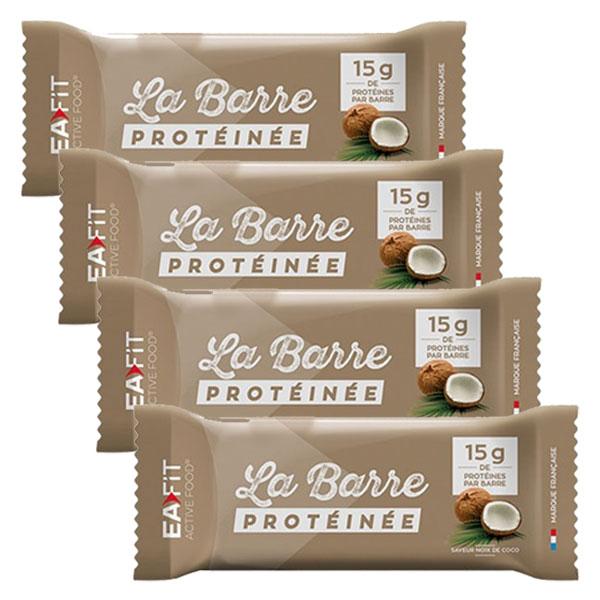 La Barre Protéinée Goût Noix de Coco 46g - Lot de 4