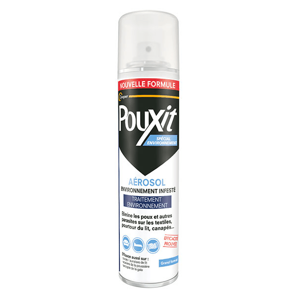 Aérosol anti poux et/ou punaises de lit Spécial Environnement 250ml 5