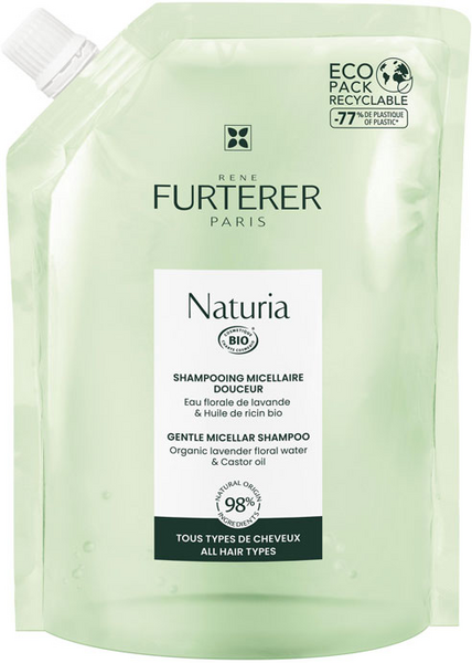 René Furterer Naturia Champú Micelar Suave Ecopackaging 400 Ml