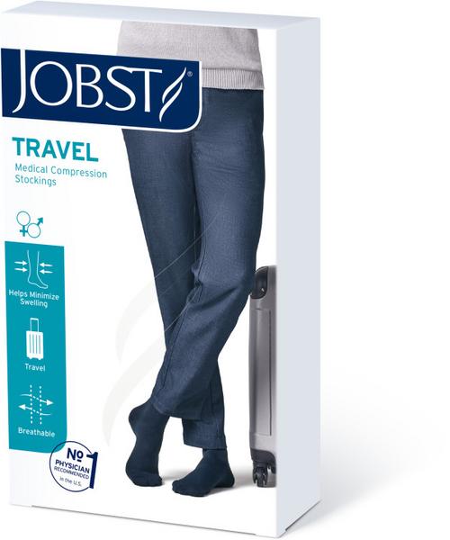 Jobst Travel Calcetines, Negro, Talla 2