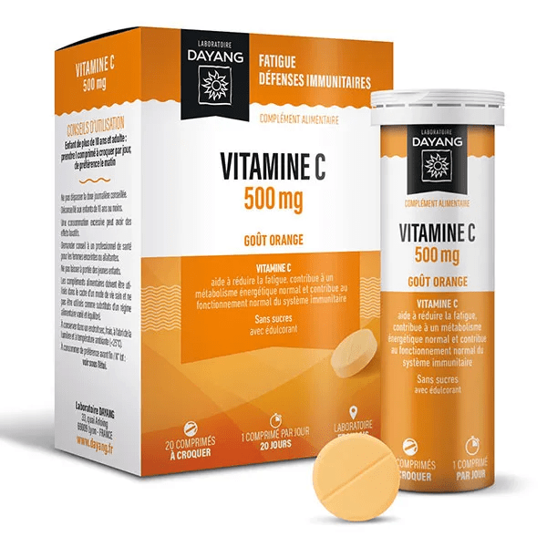 Vitamine C 500 mg 20 comprimés