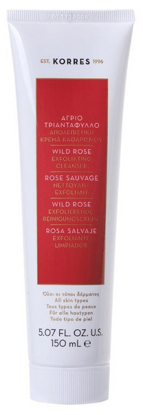 Korres Limpiador Exfoliante Rosa Salvaje 150 ml