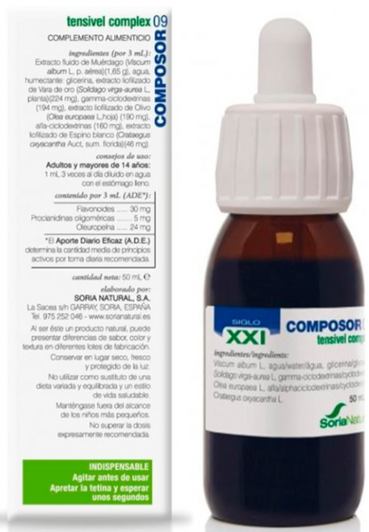 Soria Natural Composor 09 Crataegus Complex 50 Ml