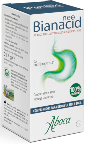 Aboca Neobianacid Acidez Y Reflujo 14 Comprimidos