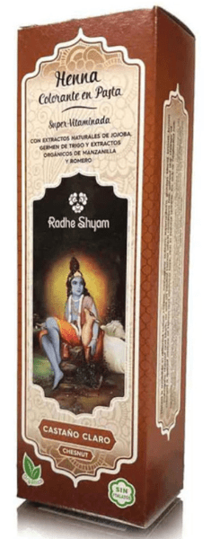 Radhe Shyham Henna En Pasta Castaño Claro 200 Ml