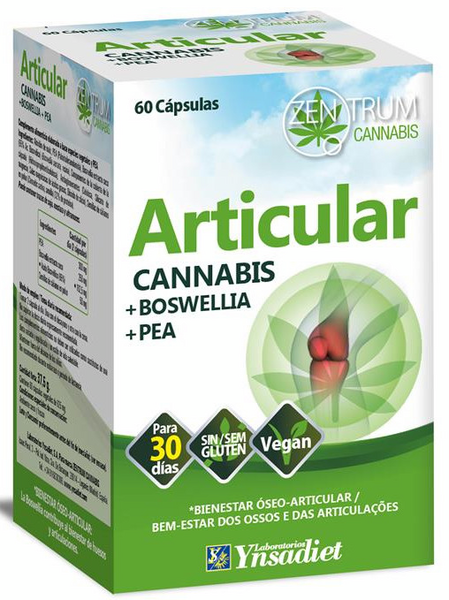 Ynsadiet Zentrum Articular Cannabis 60 Cápsulas