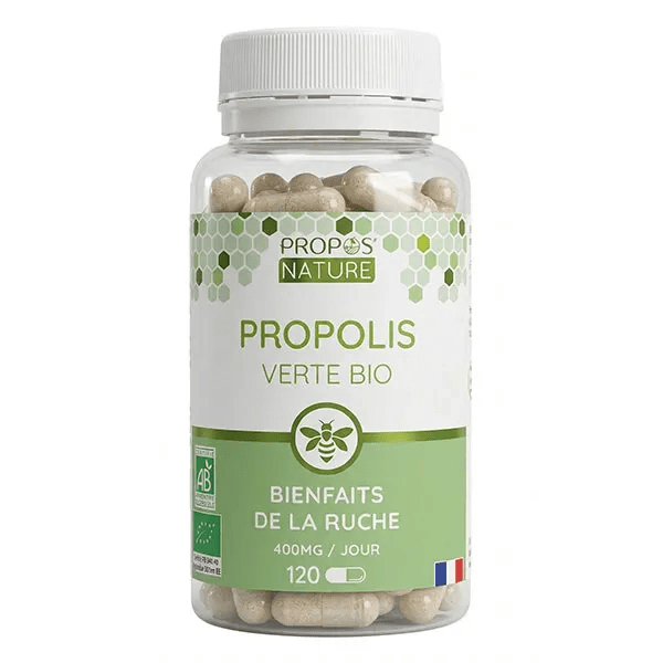 Propos' Nature Apithérapie Propolis Verte Bio 120 gélules