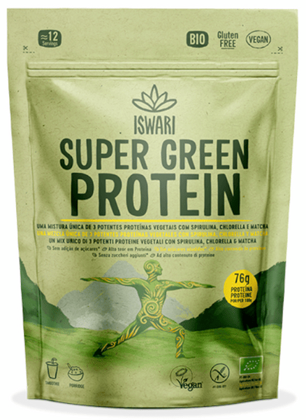 Iswari Super Green Protein 250 G Bio - Imagen 3