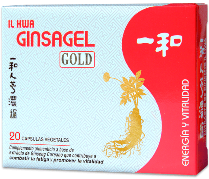 Tongil Il Hwa Ginsagel 20 Cápsulas Vegetales
