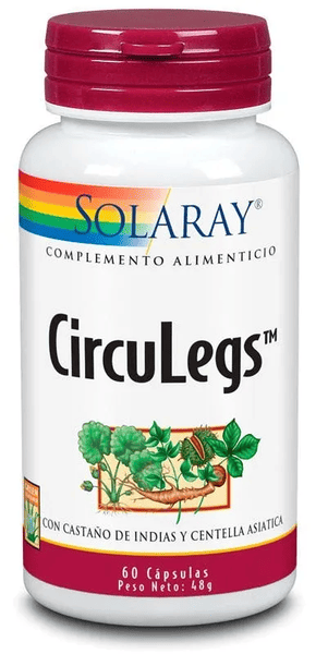 Solaray Castaño Circulegs 60 Cápsulas Fáciles De Tragar - Imagen 4