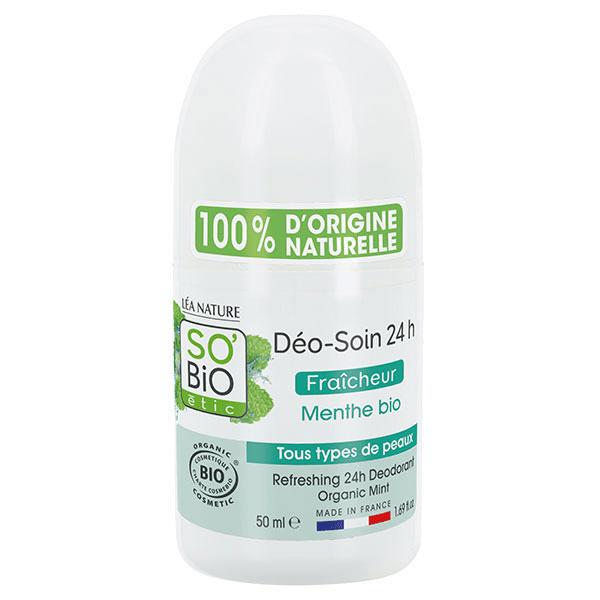 So'Bio Étic Déo-Soin Fraîcheur Menthe Bio 50ml 3