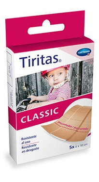 Tiritas Tela Classic 6x10cm 5 Unidades