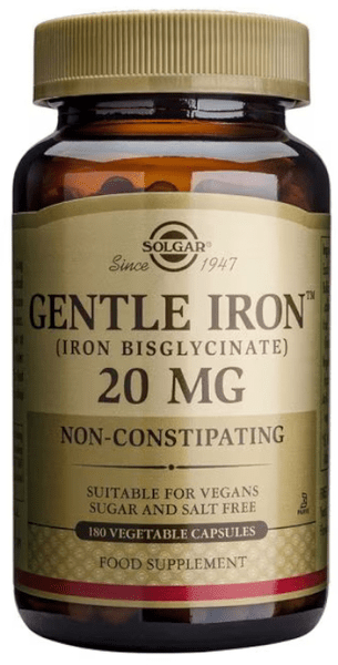 En Oferta Solgar Hierro Gentle (Hierro Bisglicinato) 180 Cápsulas
