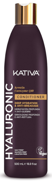 Kativa Hyaluronic Acondicionador Keratina Q10 355 ml