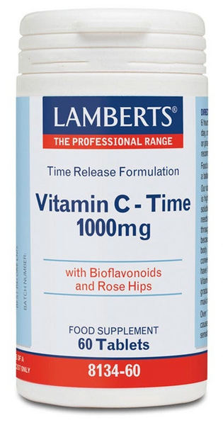 Lamberts Vitamina C 1000mg Con Bioflavonoides (Liberación Sostenida) 60 Comprimidos