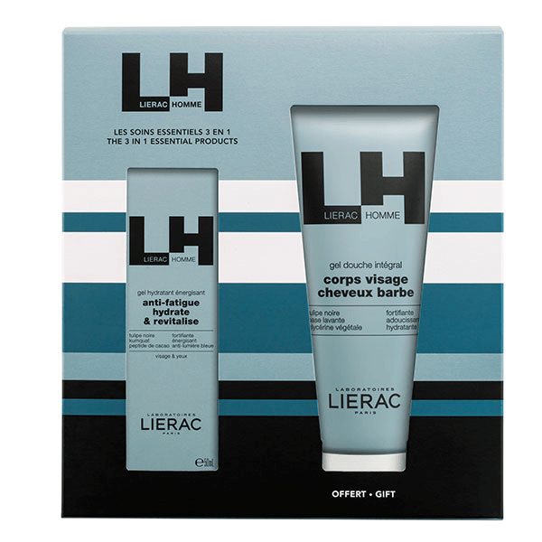 Homme Coffret Gel Hydratant Energisant + Gel Douche offert 2