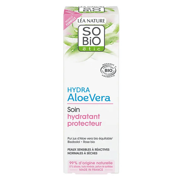 So'Bio Étic Hydra Aloe Vera Soin hydratant protecteur Bio 50ml 3