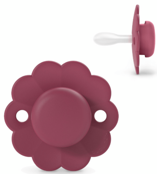 Suavinex Wonder Magenta Chupete Tetina Fisiológica de Silicona SX Pro Plana y Flexible 6-18m
