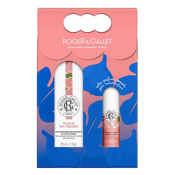 Roger & Gallet Coffret Eau Parfumée Bienfaisante + Parfum Solide Fleur de Figuier 2