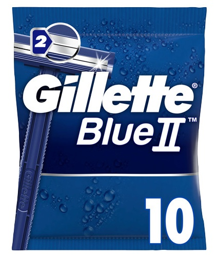 Gillette Blue II Maquinilla De Afeitar 10 Unidades