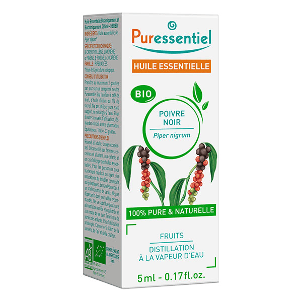 Huiles Essentielles Poivre Noir Bio 5ml 3