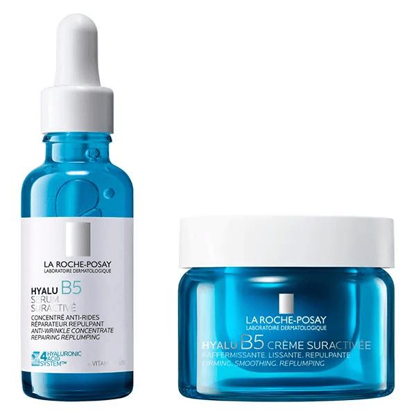 Routine hydratation et rebond Hyalu B5 Suractivé Sérum et Crème