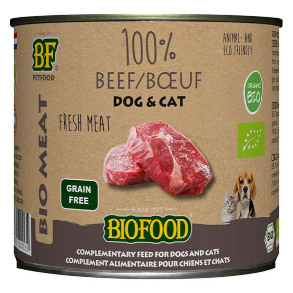 100% viande de boeuf Bio - Boîte de 200g