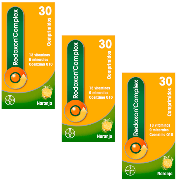 Redoxon Complex Vitamina C, E, Zinc 3x30 Comprimidos Efervescentes