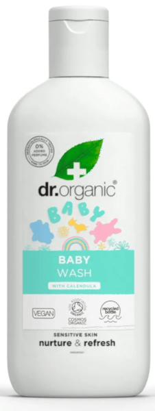 Dr. Organic Champú y Gel de Baño Caléndula Bebé 250 ml