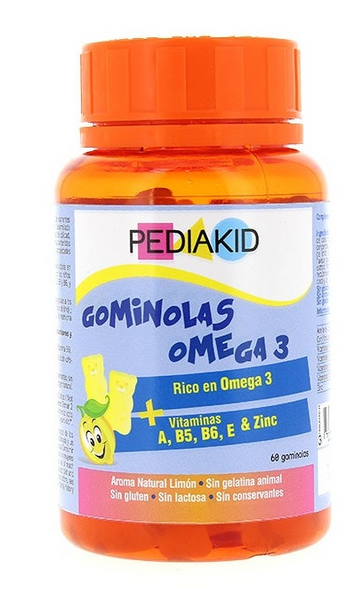 Pediakid  Gominolas Omega 3 Sabor Limón 138 Gr
