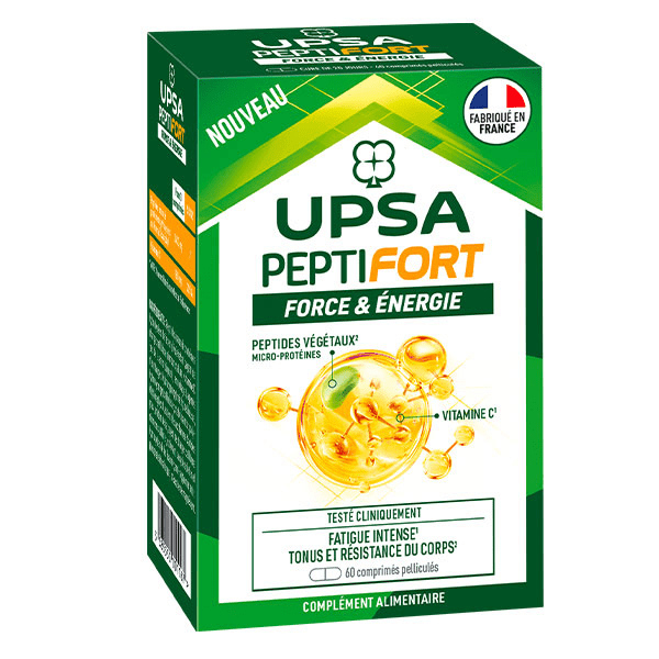 Peptifort Force & Energie - Fatigue intense Tonus résistance 60 comprimés 3