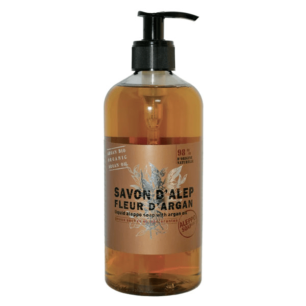 Savon Alep Liquide Fleur d'Argan 500ml 3