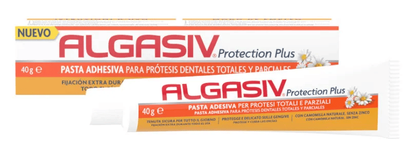 Algasiv Protección Plus Pasta Adeshiva Prótesis Dentales 40 gr