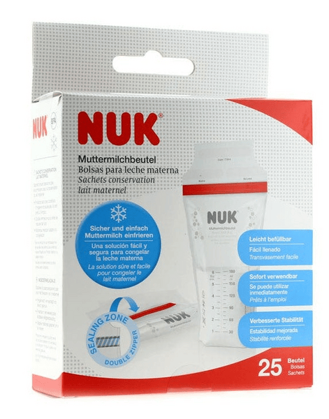Nuk Bolsa de Leche Materna 25 Uds