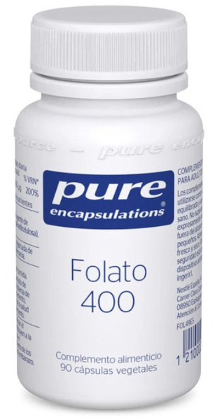 Pure Encapsulations Folato 400 90 Cápsulas Vegetales