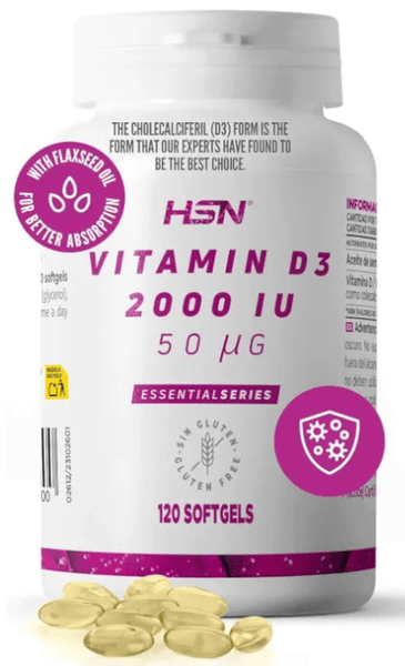 Hsn Vitamina D3 2000Ui 120 Perlas