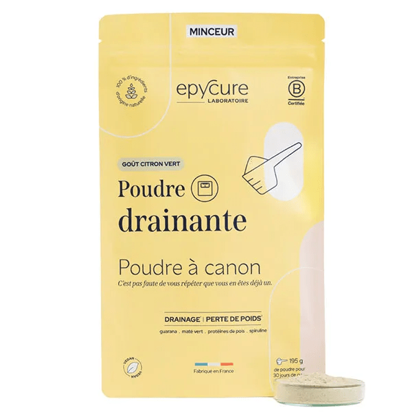 minceur poudre drainante goût citron