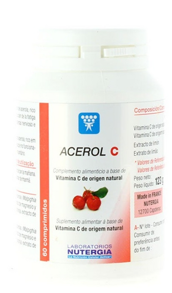 Nutergia Acerol C Bote 60 Comprimidos