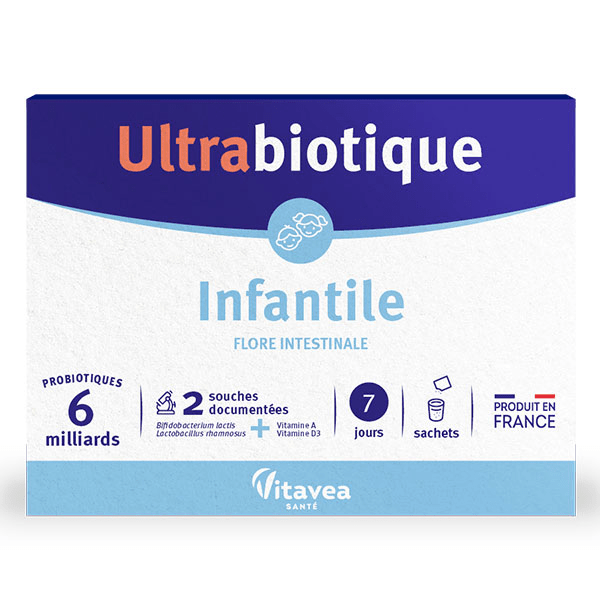 Ultrabiotique Infantile - Probiotiques - Flore Intestinale 7 sachets 3