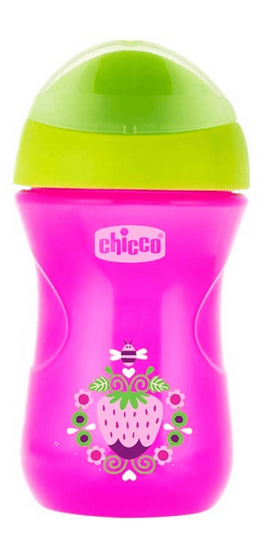 Chicco Vaso Boquilla Rígida +12m Rosa 266 ml