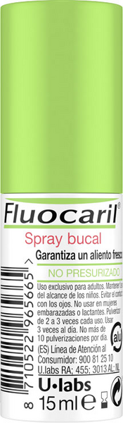 Fluocaril Spray Bucal Aliento Fresco 15ml