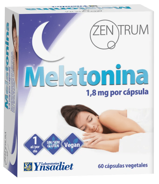 Ynsadiet Zentrum Melatonina 60 Cápsulas