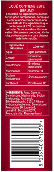 Olay Hyaluronic + Vitamina B5 Sérum Día 40 Ml