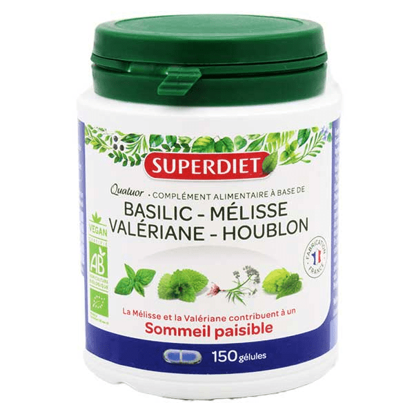Quatuor Sommeil Paisible Bio 150 gélules 5
