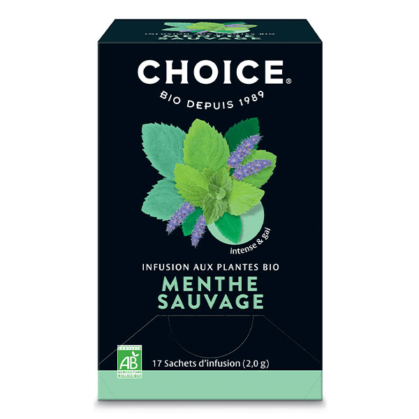Infusion Menthe Sauvage Bio 17 sachets