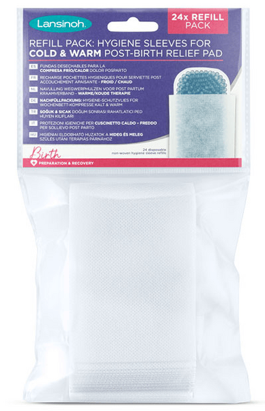 Lansinoh Fundas Desechables Compresa Frío/Calor Dolor Posparto 24 uds